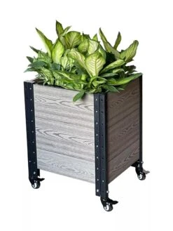 Mobile Deep Root Corner Planter -GardenPro Shop 8614266 01V