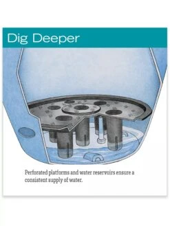 Viva Round Self-Watering Rolling Planter, 14" Diameter 9 Viva Round Self-Watering Rolling Planter, 14" Diameter -GardenPro Shop hiw 39 326 jpg